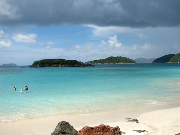 The turquoise waters of Cinnamon Bay, St. John